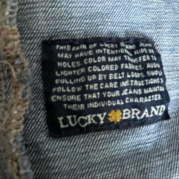 Lucky Brand Pixie Denim Cropped Jean Jacket Small - Picture 10 of 12